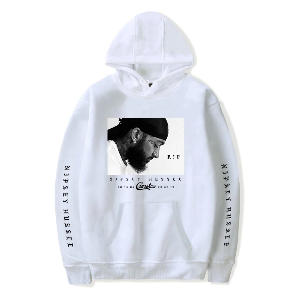 

NIPSEY HUSSLE New Hoodie Rap Harajuku Sweatshirts Warm Hot Men/Women Cotton Hoodies Off White Spring Autumn Streetwear
