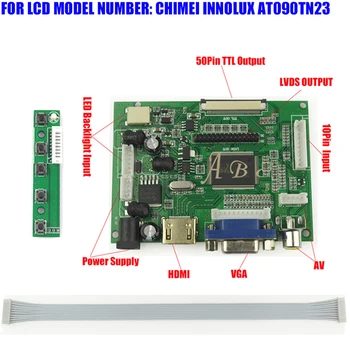 

HDMI VGA 2AV 50P TTL LVDS Controller Board Module for Raspberry PI 2 AT090TN23 9" 1280X800 1ch 6/8bit IPS TFT LCD Display Panel