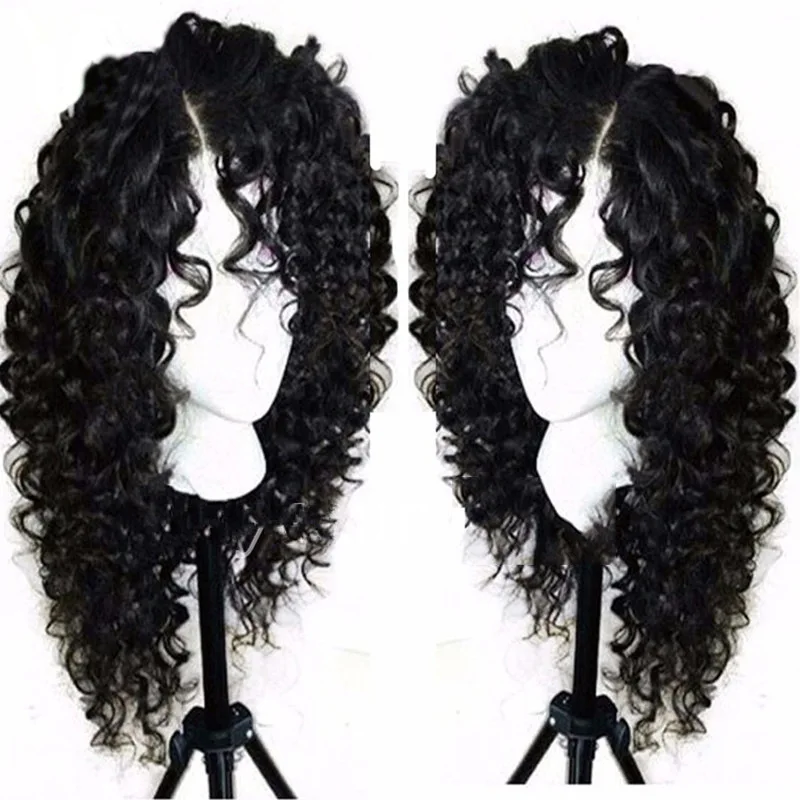 1pc Small Curly Female Front Lace Black Wrapped Tube Hand Roll Wave Curly Hair Twisted Chemical Fiber Hair Wig Headgear G0504 1pc Small Curly Female Front Lace Black Wrapped Tube Hand Roll Wave Curly Hair Twisted Chemical Fiber Hair Wig Headgear G0504