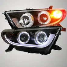 Светодиодный фонарь Highlander angel eyes для TOYOTA 2012 V1 type