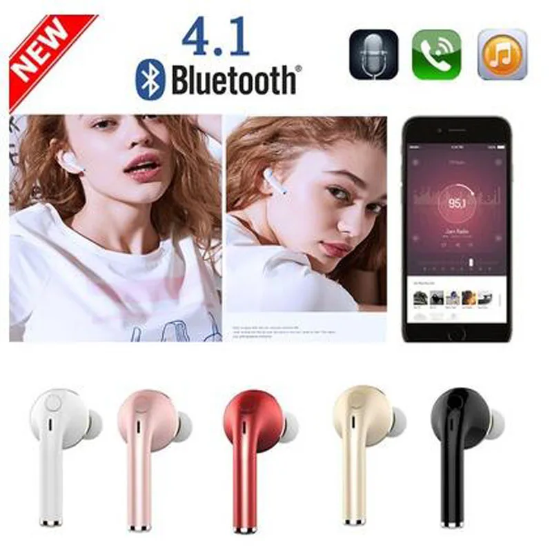 

Bluetooth Wireless Earphone with Microphone Steroe HiFi Music Sport Headset Universal for Iphone Samsung Mobile Phones