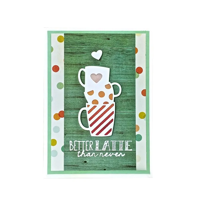 

Naifumodo 1 Pcs/lot Metal Cutting Dies Scrapbooking For Card Making DIY Embossing Cuts New Craft Dies Cups Series Element