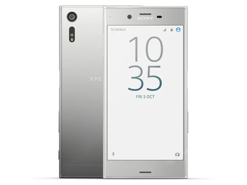 Разблокированный мобильный телефон sony Xperia XZ F8331/F8332 5,2 ''3 GB+ 32GB Qualcomm820 fingerprint 4G-LTE с одной/двумя sim-картами - Цвет: Серебристый