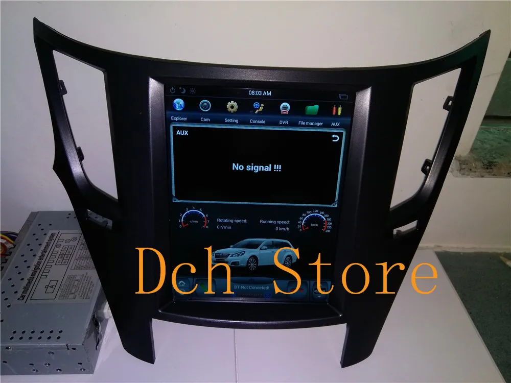 10,4 дюймов Tesla стиль Android 8,1 автомобильный DVD gps навигация для Subaru Legacy Outback 2010- PX6 CARPLAY стерео радио ips 4G ram