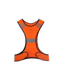 15% флуоресцентный жилет желтый оранжевый высокий светоотражающий жилет Оборудование безопасности ультра-тонкий дышащий светоотражающий жилет