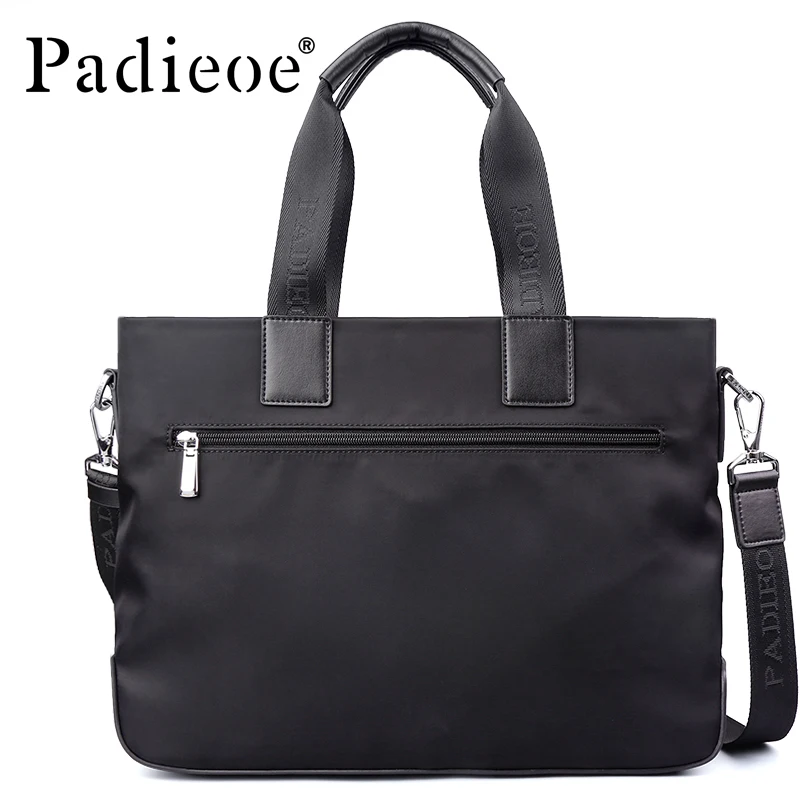 

Brand Padieoe Handbag Men Nylon Briefcase Fashion Shoulder Bags Business Casual Crossbody Bag Tote Bag Men's Messenger Bags