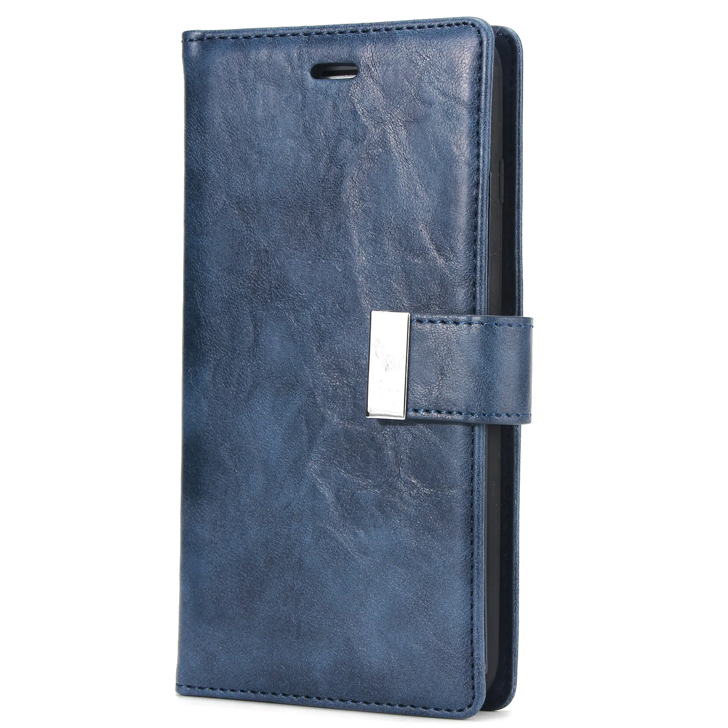Винтажный кожаный чехол-бумажник для iPhone X, XS, 6, 6s, 7, 8 Plus, флип-чехол с магнитной застежкой, чехол для телефона, для iPhone 11 Pro, Max X, XR - Цвет: Blue