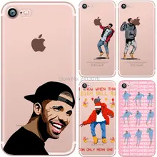 For iPhone 7 7plus 5 5S SE 6 6S 6plus 6Splus casePoor Crying Drake Hotline Bling soft clear silicon TPU Case Cover Phone Case