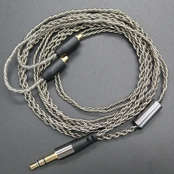 

Replacement Silver-Plated Earphone Cable for MMCX Headphones for Shure SE215 SE315 SE425 SE535 SE846 UE900 for Westone W60 W50