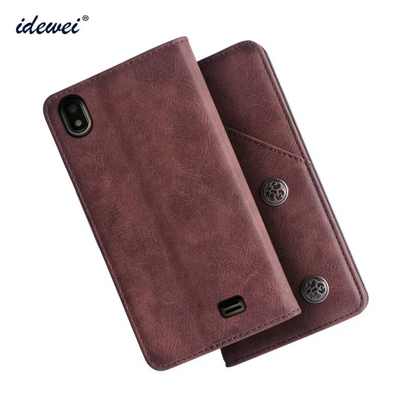 

For Prestigio Wize Q3 Case Cover Luxury Leather Flip Case For Prestigio Wize Q3 Protective Phone Case