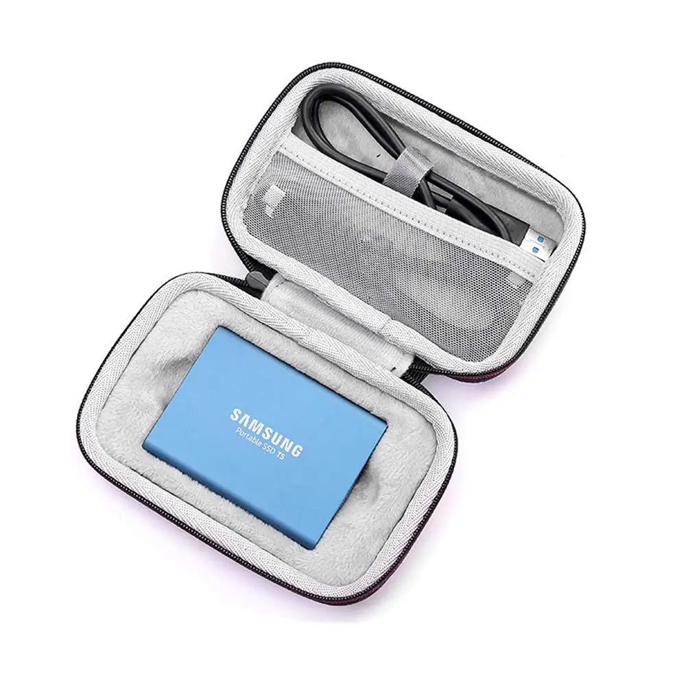 Новая сумка для переноски Чехол для samsung T1 T3 T5 Портативный 250 ГБ 500 1 ТБ 2 ТБ SSD USB 3,1 внешний твердотельный накопители дорожная сумка