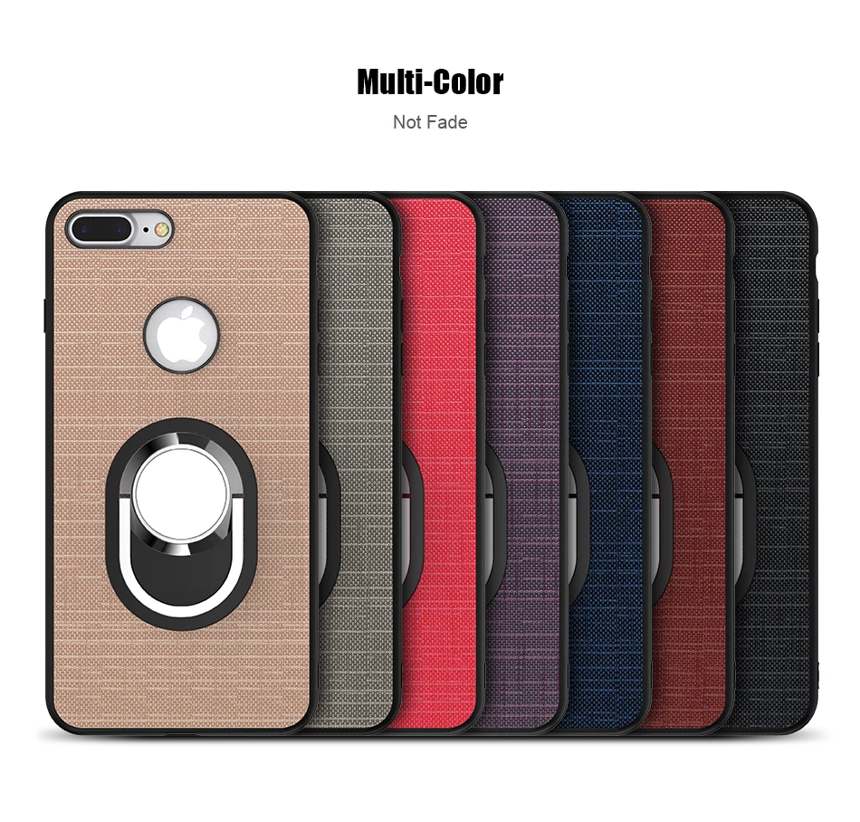 Soft Magnetic i 7 6 6S Plus 5 5S Phone Case For iPhone 7 6 6S Plus 5 5S SE 5G Case Luxury 360 Ring Holder For iPhone 7 6 Cover (12)