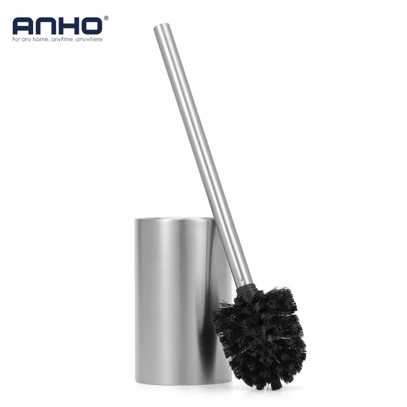 Stainless Steel 304 Toilet Bowl Brush Set Cleaning Tool Brush With Base