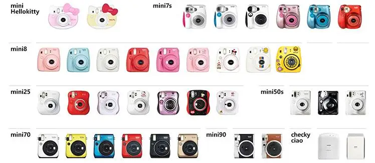 Высокое качество 2X Fuji белый Fuji пленка Instax для Поляроида Mini 7 s 8 10 20 25 30 50 s 90 Камера поделиться SP-1 lomo instan