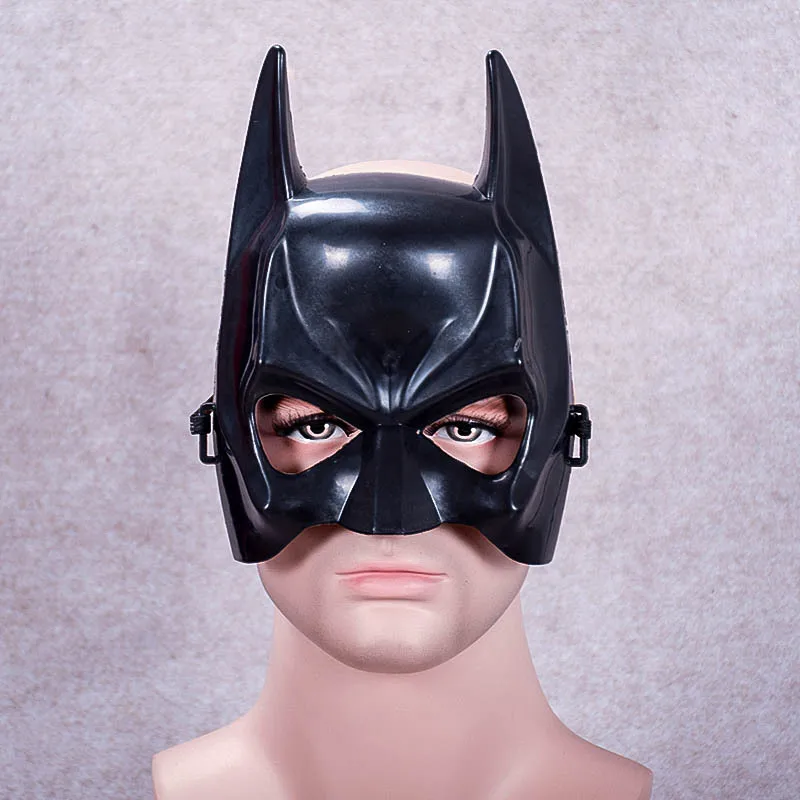 Маска Бэтмена на Хеллоуин дети черная маска для косплея маска для человека крутой лицо костюм аксессуар