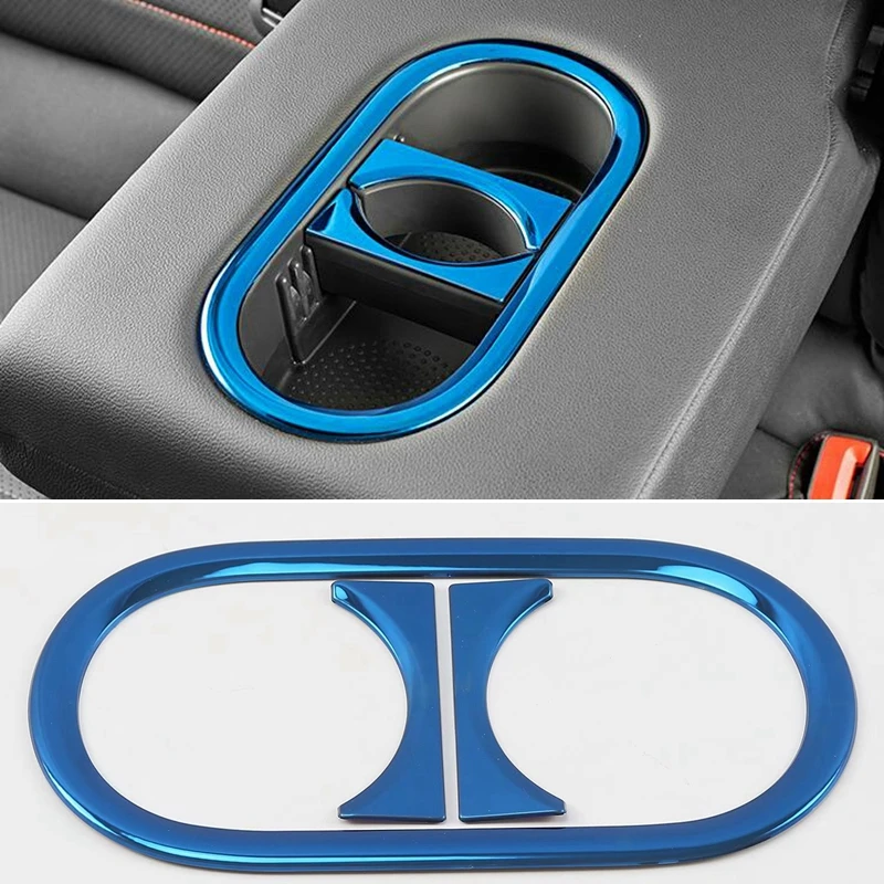 Accessories-Interior-For-Volkswagen-T-Roc-T-Roc-2018-2019-Rear-Seat-Water-Cup-Holder-Frame