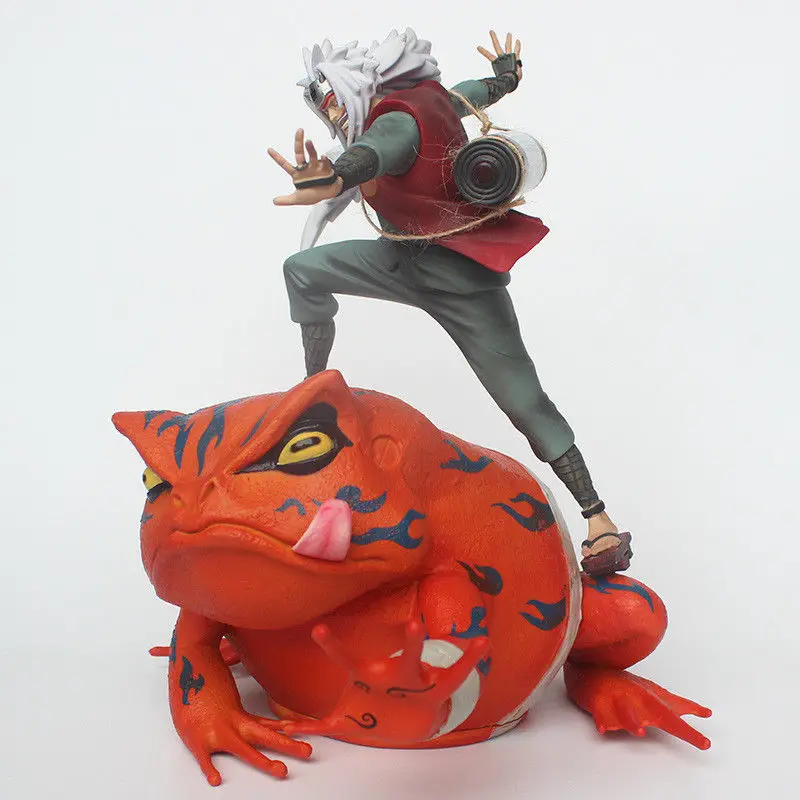 Наруто Shippuden Gama Sennin & Jiraiya ПВХ фигурка игрушка подарок новый 20 см|Игровые фигурки и