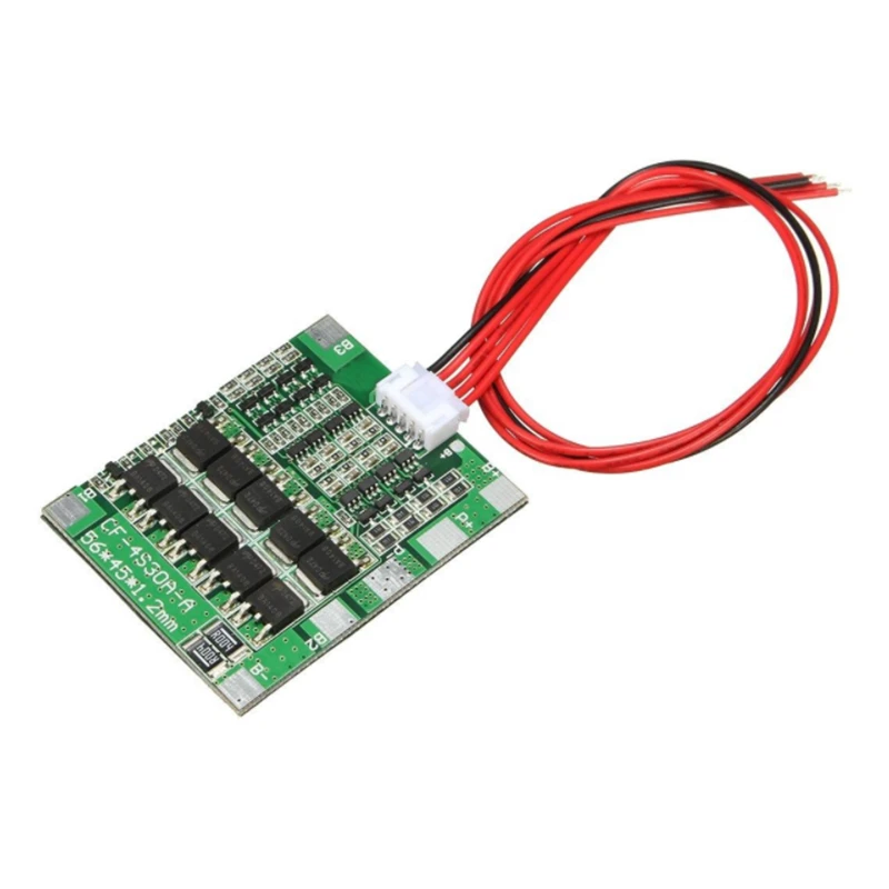 

ShenzhenMaker 4S 30A 14.8V Li-ion Lithium 18650 Battery BMS Packs PCB Protection Board Module Balance Integrated Circuits