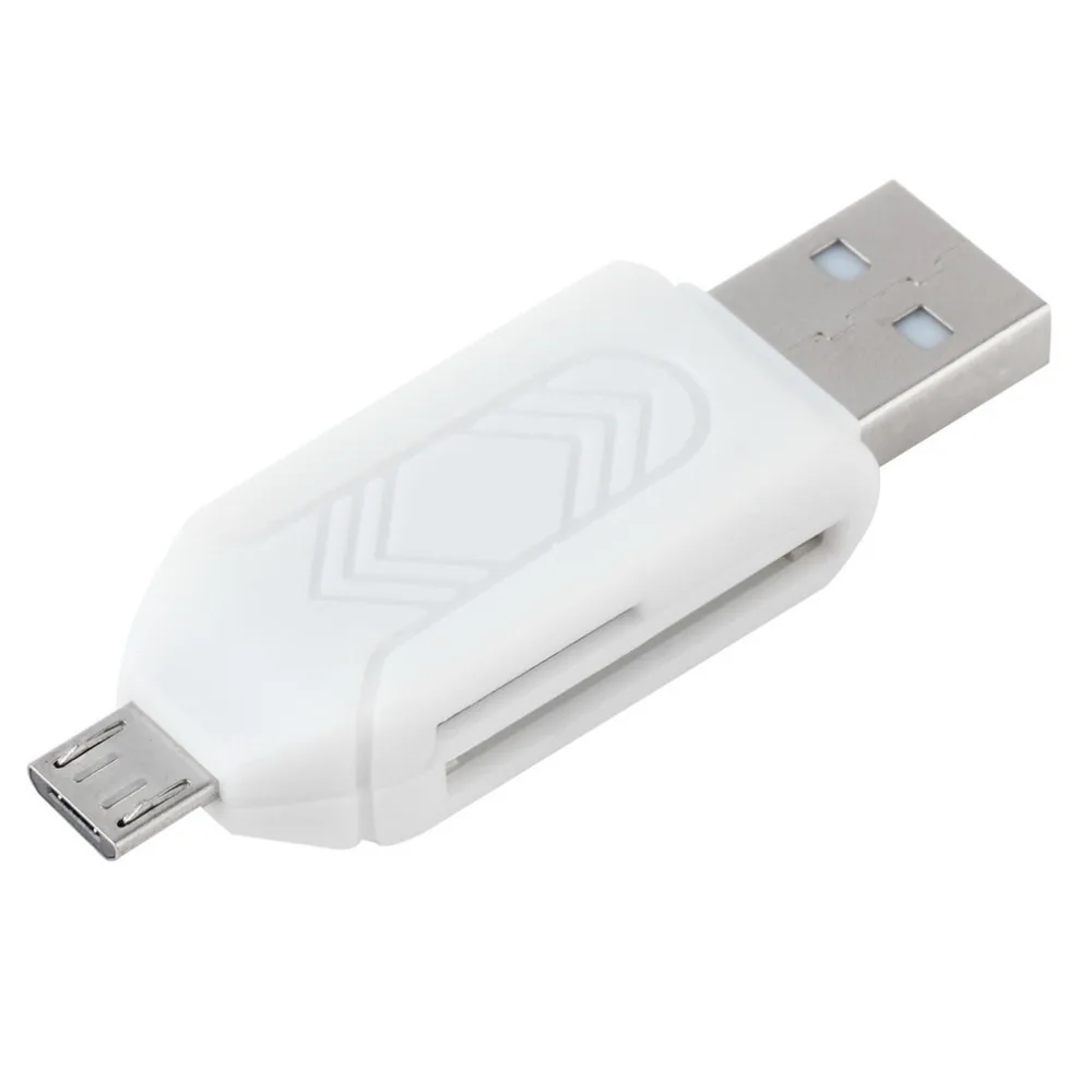 ABS универсальный card reader Мобильный телефон PC card reader Micro USB OTG картридер OTG TF/SD флэш-памяти