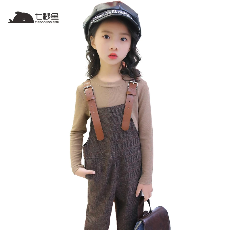 

overalls for girls of autumn cotton overalls kids girl jumpsuit 3 6 8 10 12 year baby girl jumpsuit long sleeve top + pants