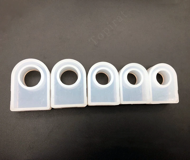 

1pcs 17mm-21mm Ring Clear Silicone Mold for DIY Epoxy Resin with Real Flower Handmade Jewelry Tools Resin Molds for Jewelry