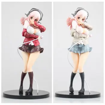 

Super Sonic Sonico Figure Headphones Sexy Anime Figure Wave Sexy PVC Figure Action Anime Figure Japanese Anime 27CM