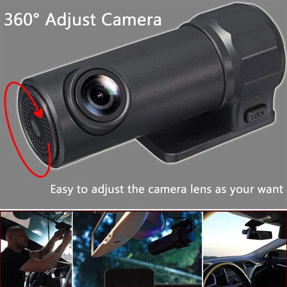 

WIFI Car Dashcam Video Recorder Digital Registrar Camcorder Dash Cam CMOS HD Mini Wireless Remote Control