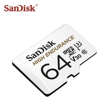 Высокопрочная Карта памяти SanDisk 32 Гб 64 Гб Micro SD карта SDHC/SDXC класс 10 TF карты для видео мониторинга вождения рекордер