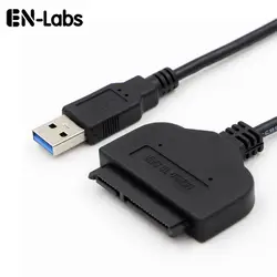 En-labs Портативный супер Скорость USB 3.0 на SATA 22 Булавки 2.5 дюймов жесткий диск драйвер SSD Кабель-адаптер конвертер