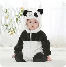 Autumn 2018 Vogue Outfits New Born Child Garments Christmas for Youngsters Costume Animal Romper Panda Child Garments