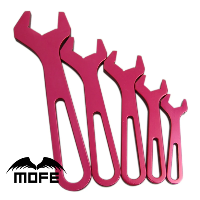 

MOFE 5Pcs Adjustable Aluminum AN Fitting Wrench Tools Spanner
