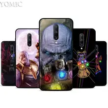 Marvel Thanos Infinity Silicone Case for Oneplus 7 7Pro 5T 6 6T Black Soft Case for Oneplus 7 7 Pro TPU Phone Cover
