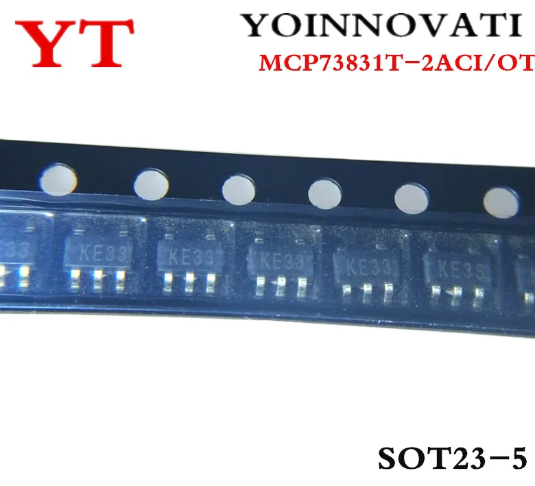 500mA 5 x micropuce MCP73831T-2ACI/OT lithium-polymère charge de batterie control 