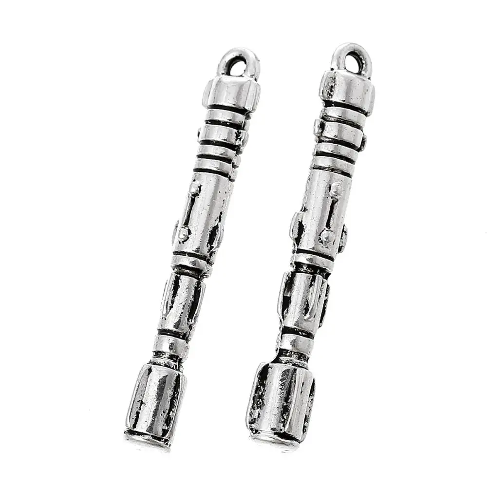 DoreenBeads амулет кулоны звуковая отвертка серебряного цвета 3 9 см x 6 0 мм 30 шт.|silver charm