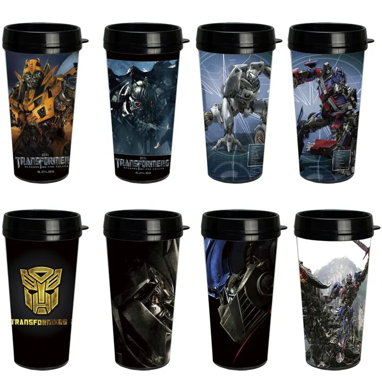 

free shiping 16OZ Transformers mug Pirates of the Caribbean mug adversing mug can design mug for gift , without any leak
