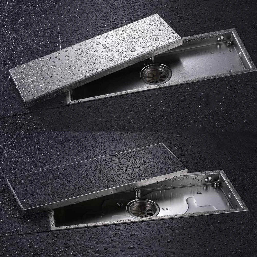 M METERXITY 2-Pack Stainless Steel Sink Strainer - 4.4 Inch Gold Drain Cover, Hair & Food Catcher For Kitchen/Bathroom