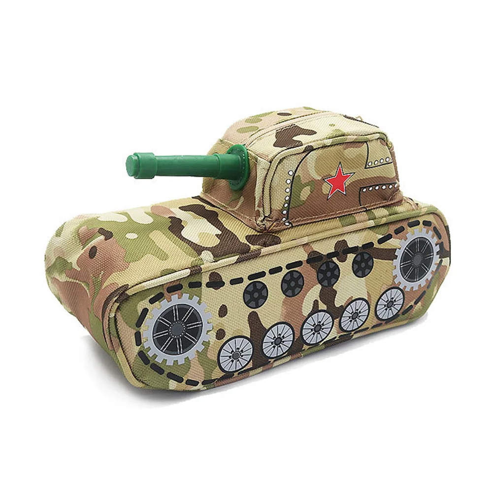 

Organizer Pencil Case Gift Stationery Supplies Novelty Storage Tank Shaped Pouch School Large Capacity Pen Bag Cool