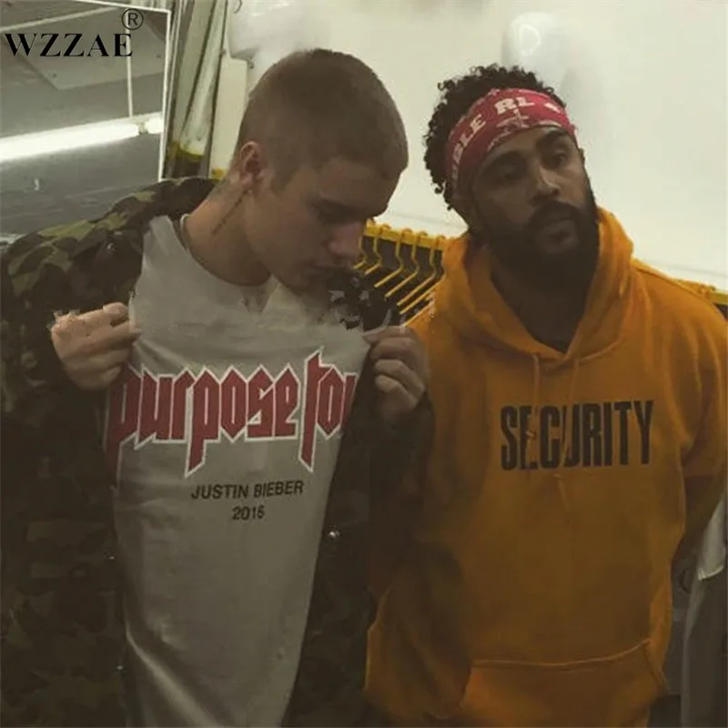 WZZAE Men T shirt Justin Bieber Purpose Tour Hip Hop Short Sleeve T-shirt Homme My Mama Dont Like You Letter Printed Tops Tee