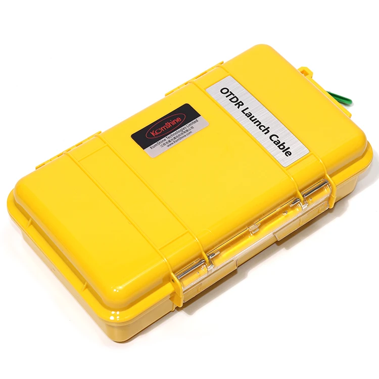 

Single Mode 9/125um 1310/1550nm 1KM OTDR launch cable box, Fiber ring otdr launch cable,Fiber optic launch cable