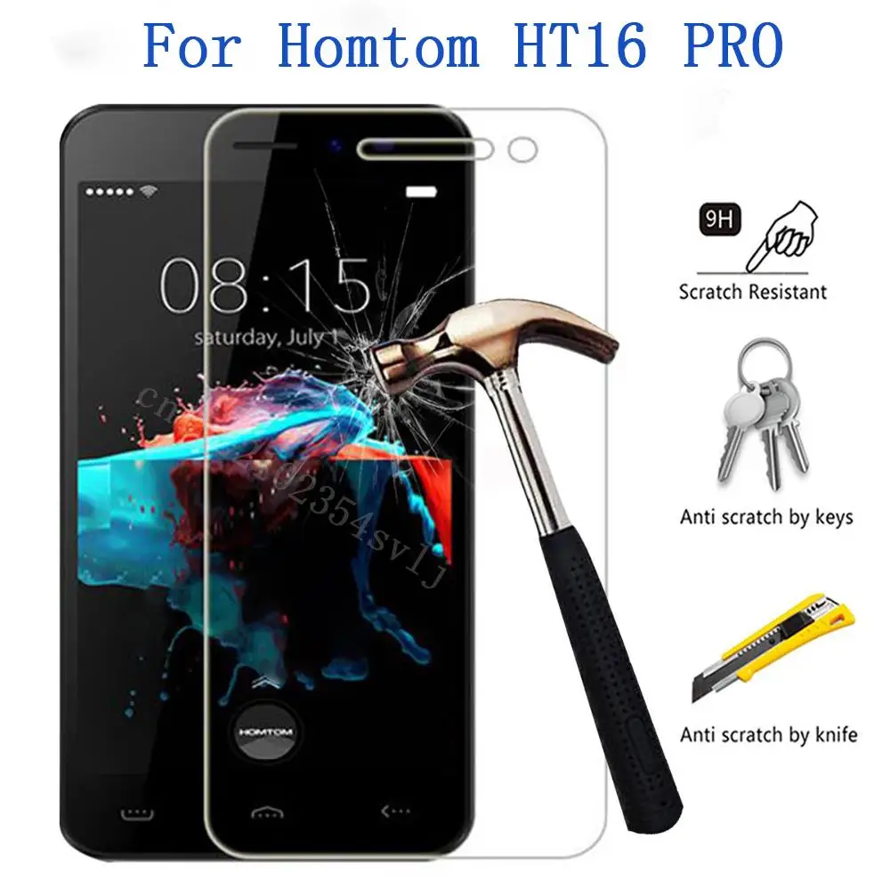 

Homtom HT16 PRO Tempered Glass 9H 2.5D Premium Screen Protector Film For Homtom HT3/HT3 PRO Mobile Phone Protective Films Case 4