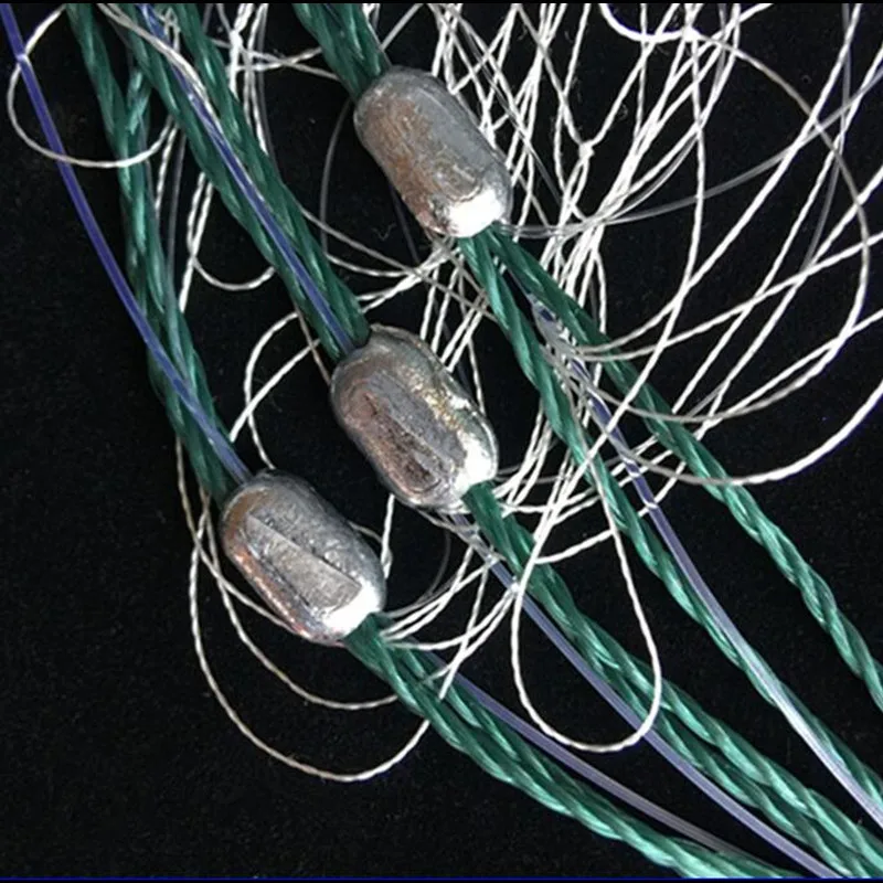 H1.5m*L50M 3 layer 6cm mesh gill net fish trap  fishing nylon net rede pesca fishing network Fishing supplie sink net trammel