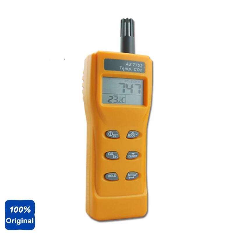 Handheld Indoor Air Quality Meter Co2 Tester Temperature Monitor Az