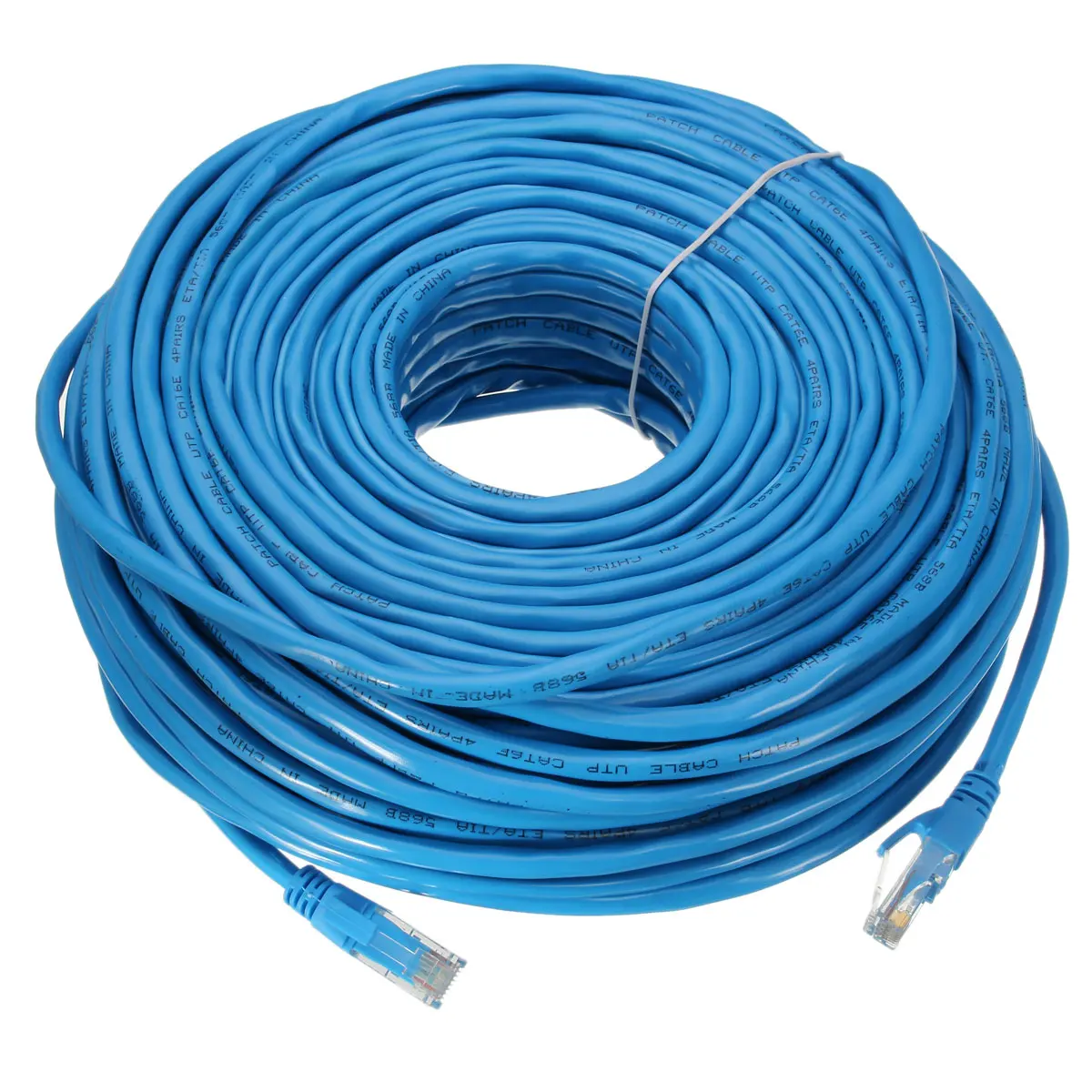 Синий сетевой кабель 50 м/164 фута RJ45 CAT6 CAT6E Ethernet Интернет LAN провод шнур для ноутбука