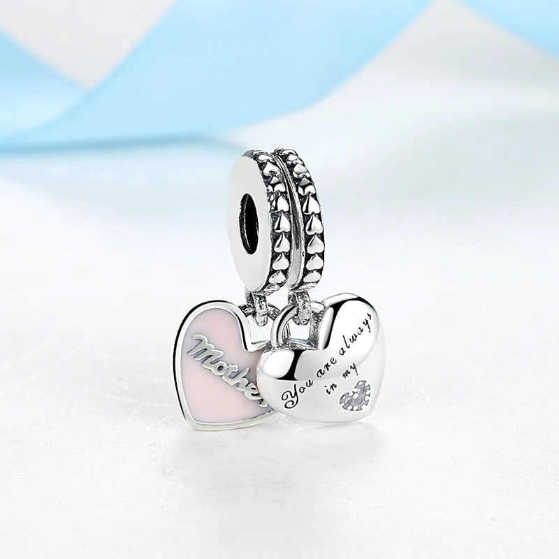 925 Sterling Silver Bead Charm Mother 