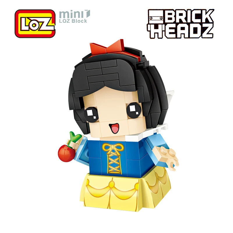 

LOZ Snow White Princes Toys Model Mini Building Blocks 159Pcs Brick Head Action Figure For Age 6+ Offical Authorized Number 1449