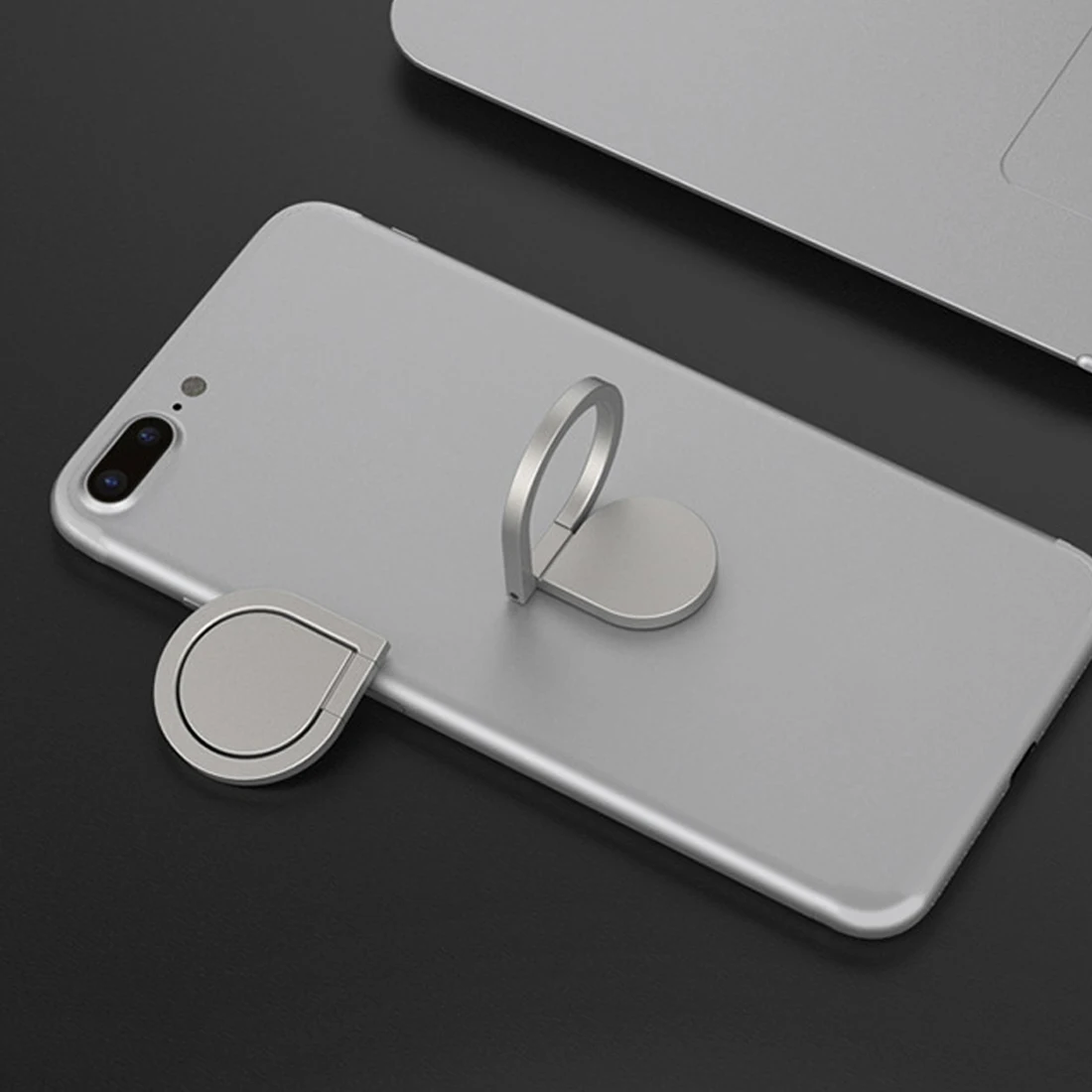 Etmakit Water Droplet Phone Ring Universal 360 Degree Finger Mobile Phone Metal Stand Holder For Apple iPhone Samsung Xiaomi