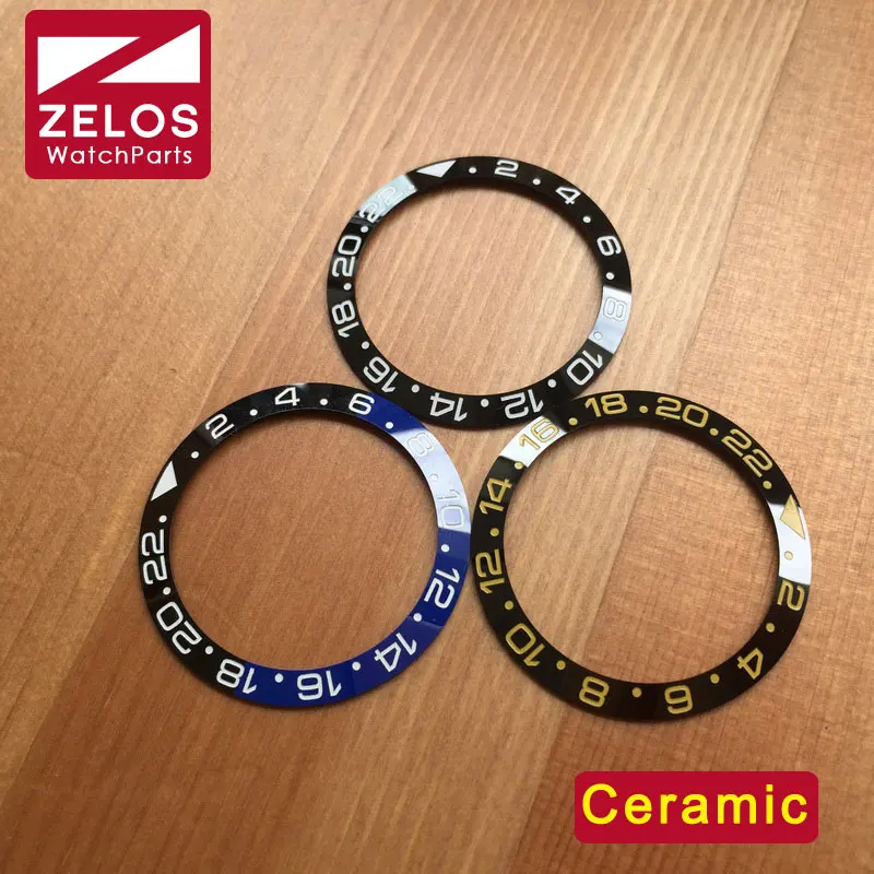 38 мм керамический ободок RLX для часов вставка с вечным временем GMT Master II 116718LN