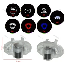 2 шт. светодиодный светильник для двери автомобиля, проектор логотипа для MAZDA RX8, мазда 6, MAZDASPEED, CX-9, MAZDA 8, ATENZA, MAZDA MPV, Ruiyi