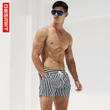 Летние мужские шорты для плавания, пляжа, серфинга, полосатые шорты, бикини, горячие купальники, сексуальные мужские шорты для серфинга, плавки, шорты Боксеры