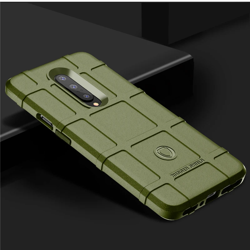 

Rugged Shield Airbags Phone Case For Oneplus 7 Pro Matte Soft Silicon TPU Full Cover For Oneplus 6 6T Protection Coque Fundas